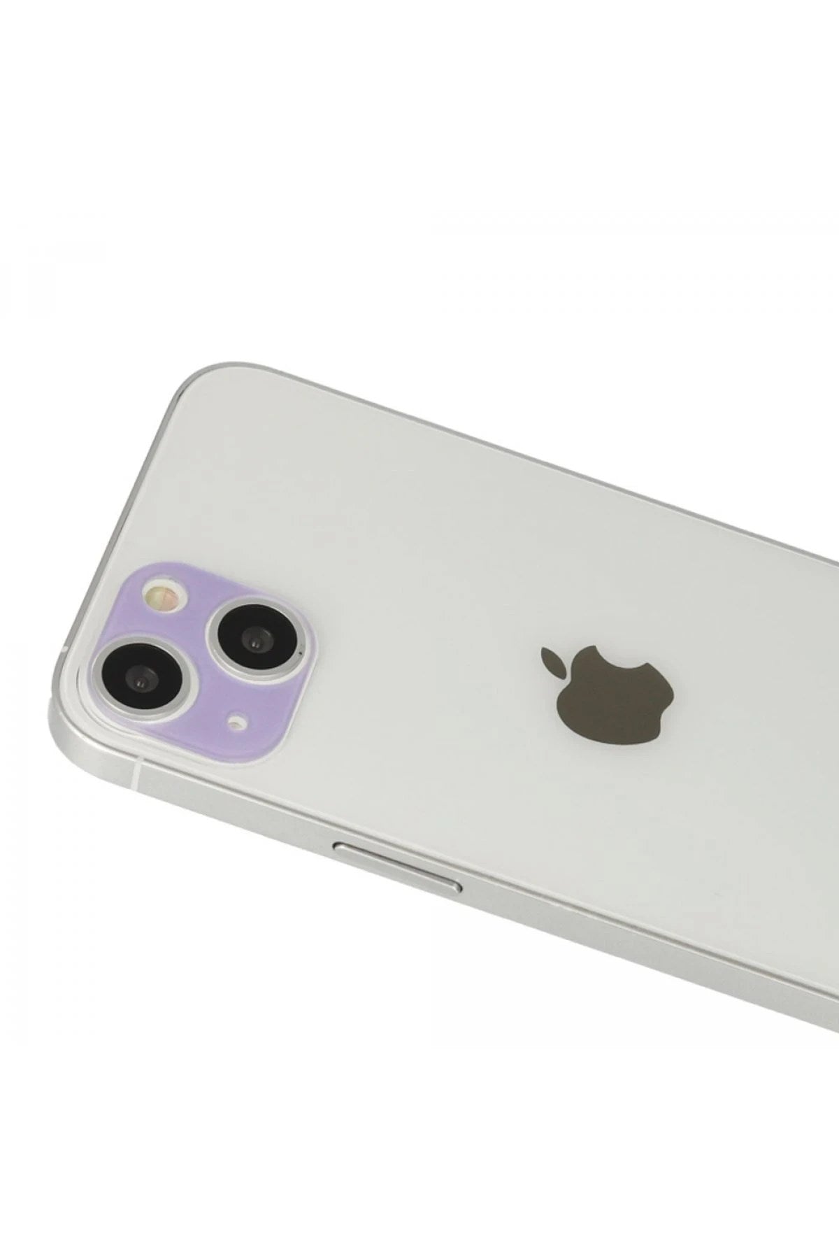 Mey İthalat® iPhone 13 Rainbow Kamera Lens Koruma Cam - Mor