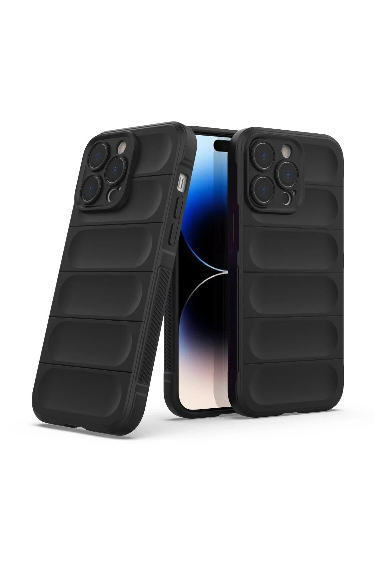 Mey İthalat® iPhone 14 Pro Kılıf Optimum Silikon - Siyah