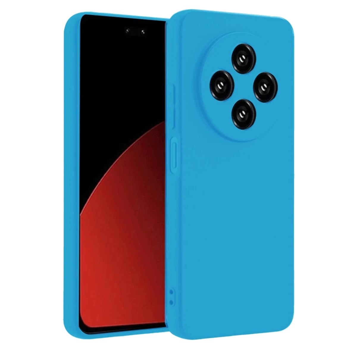 Mey İthalat® Redmi 14C Kılıf Nano içi Kadife Silikon - Mavi