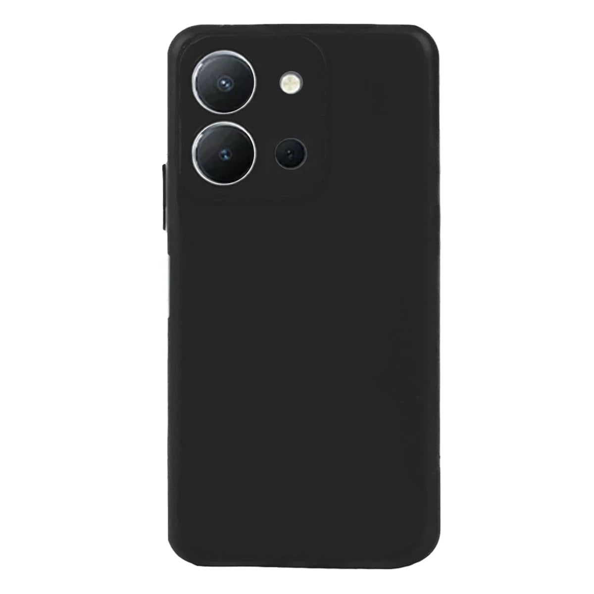 Mey İthalat® Vivo Y36 Kılıf Nano içi Kadife Silikon - Siyah