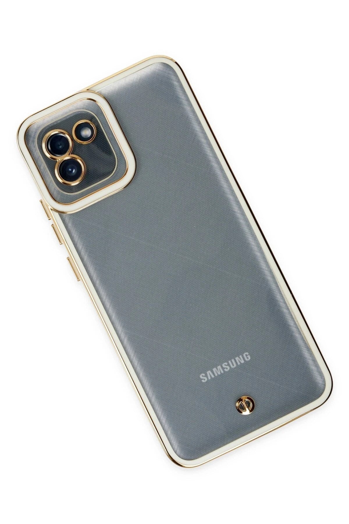 Mey İthalat® Samsung Galaxy A03 Kılıf Liva Lens Silikon - Beyaz