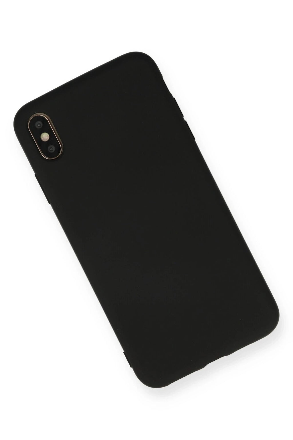 Mey İthalat® iPhone XS Max Kılıf Nano içi Kadife Silikon - Siyah