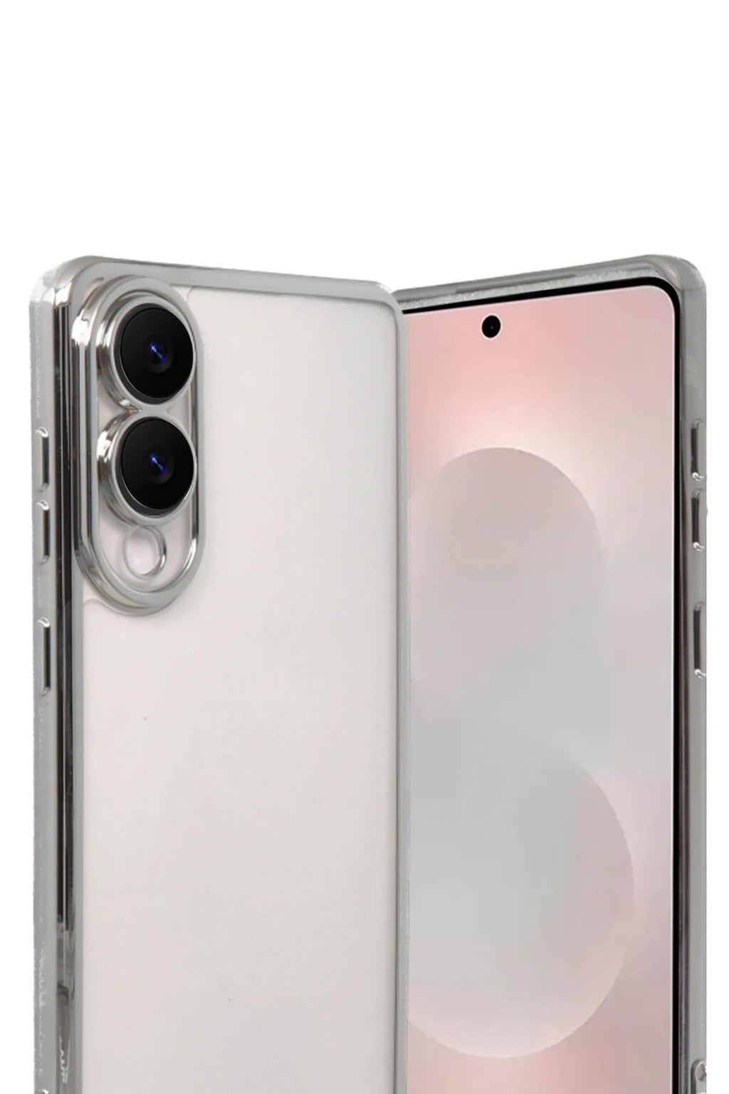 Mey İthalat® Samsung Galaxy S25 Edge Lensli Silikon - Gümüş