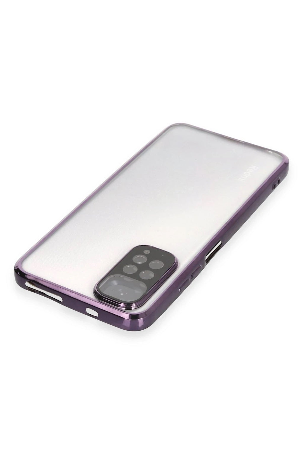 Mey İthalat® Redmi Note 11 Kılıf Lensli Silikon - Mor