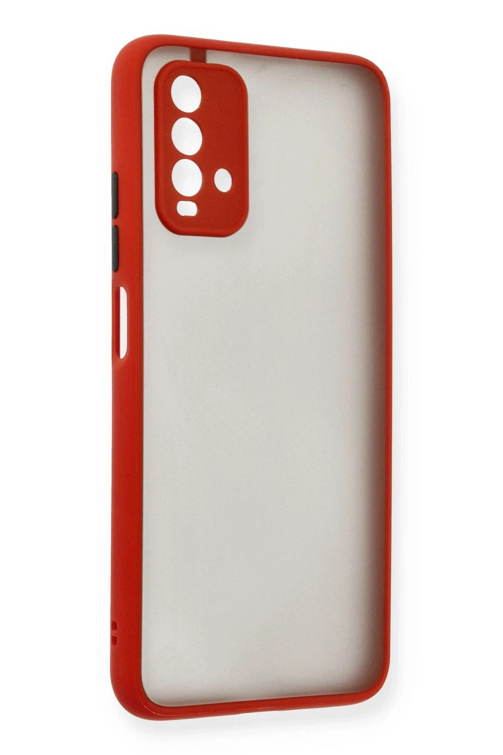 Mey İthalat® Redmi 9T Kılıf Montreal Silikon Kapak - Kırmızı