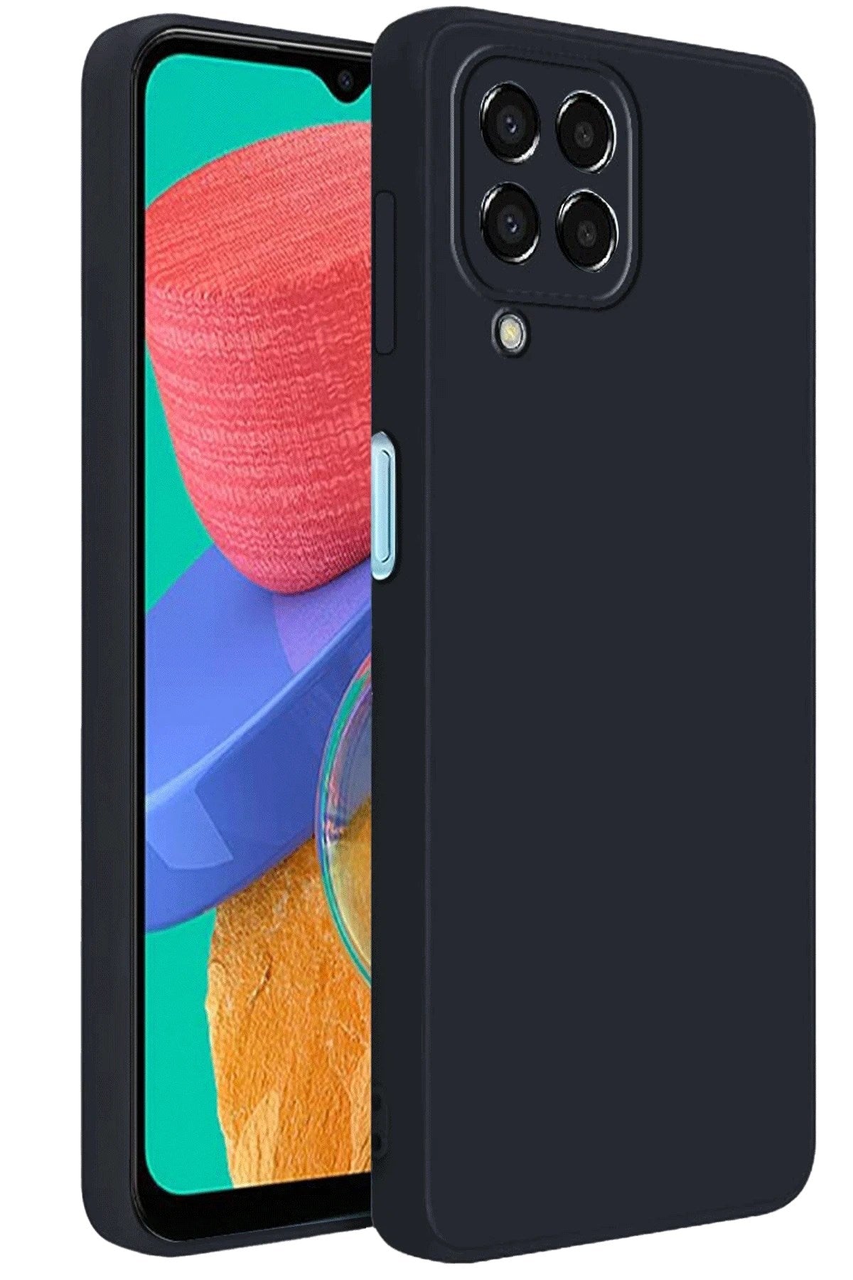 Mey İthalat® Samsung Galaxy M33 Kılıf First Silikon - Siyah