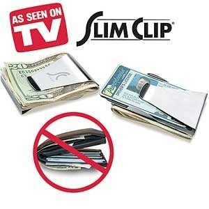 Paslanmaz Çelik Cüzdan Slim Clip