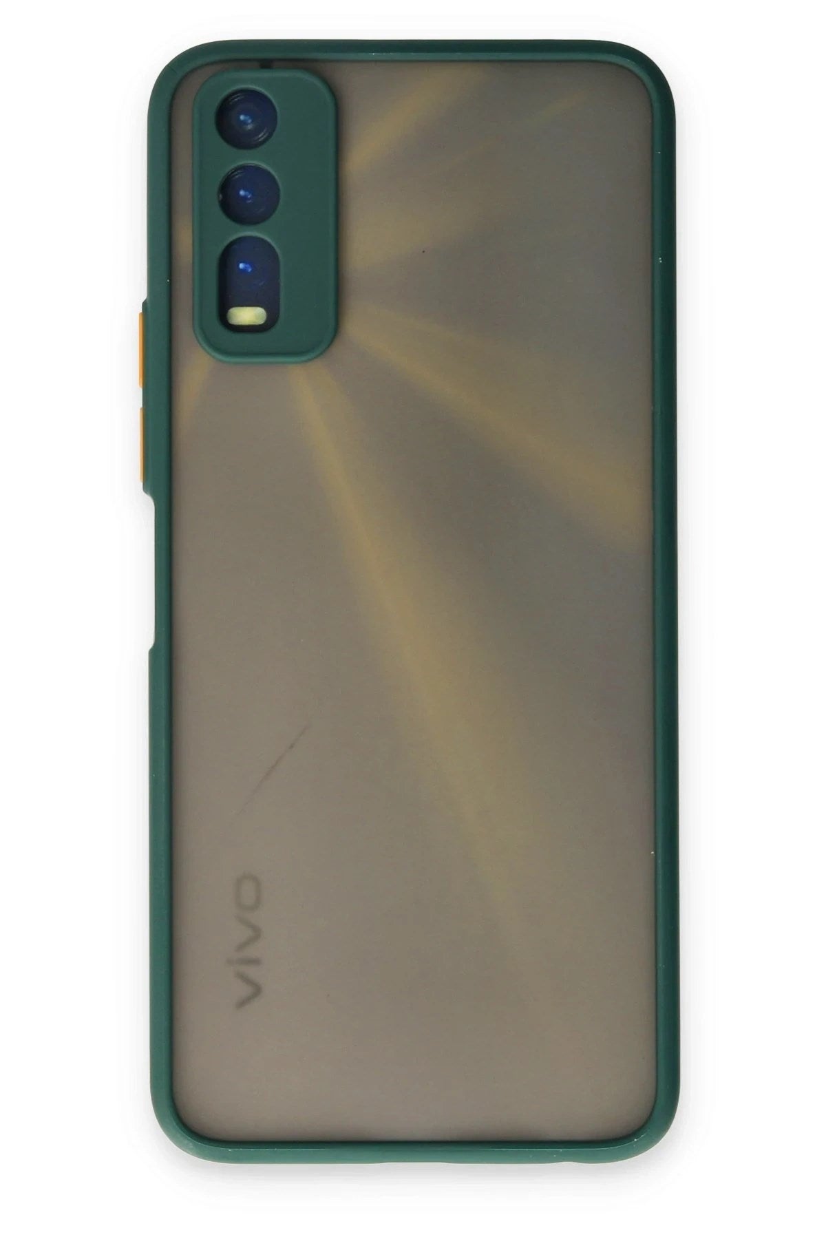 Mey İthalat® Vivo Y11S Kılıf Montreal Silikon Kapak - Yeşil