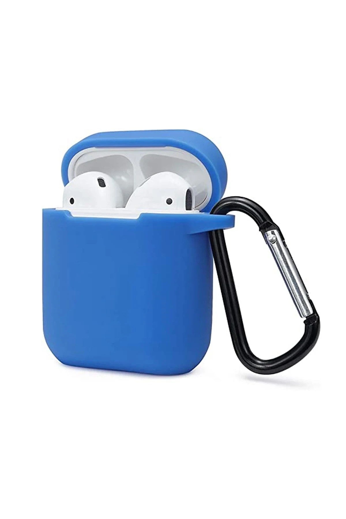 Mey İthalat® Airpods 2 (2.nesil) Sert Silikon Kılıf - Mavi