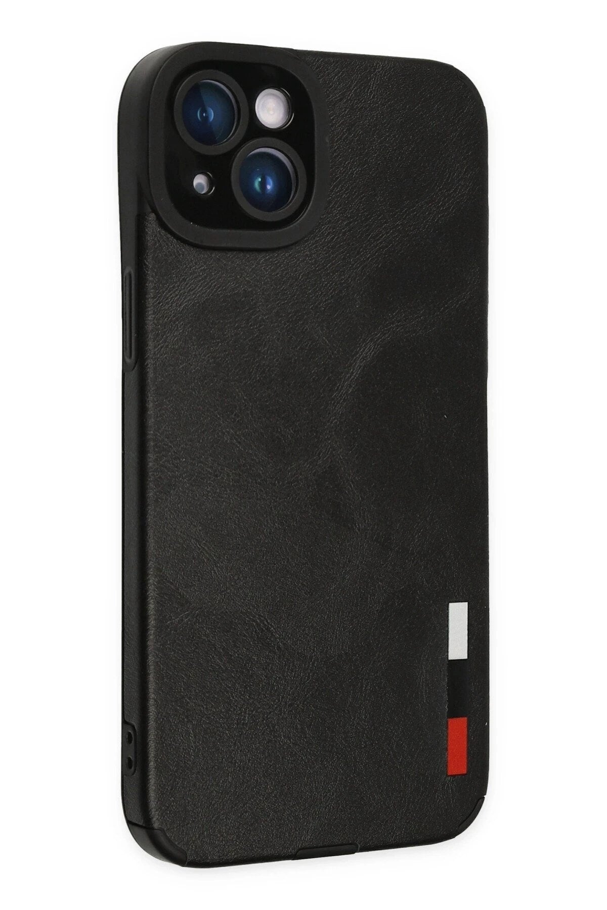 Mey İthalat® iPhone 14 Plus Kılıf Loop Deri Silikon - Siyah