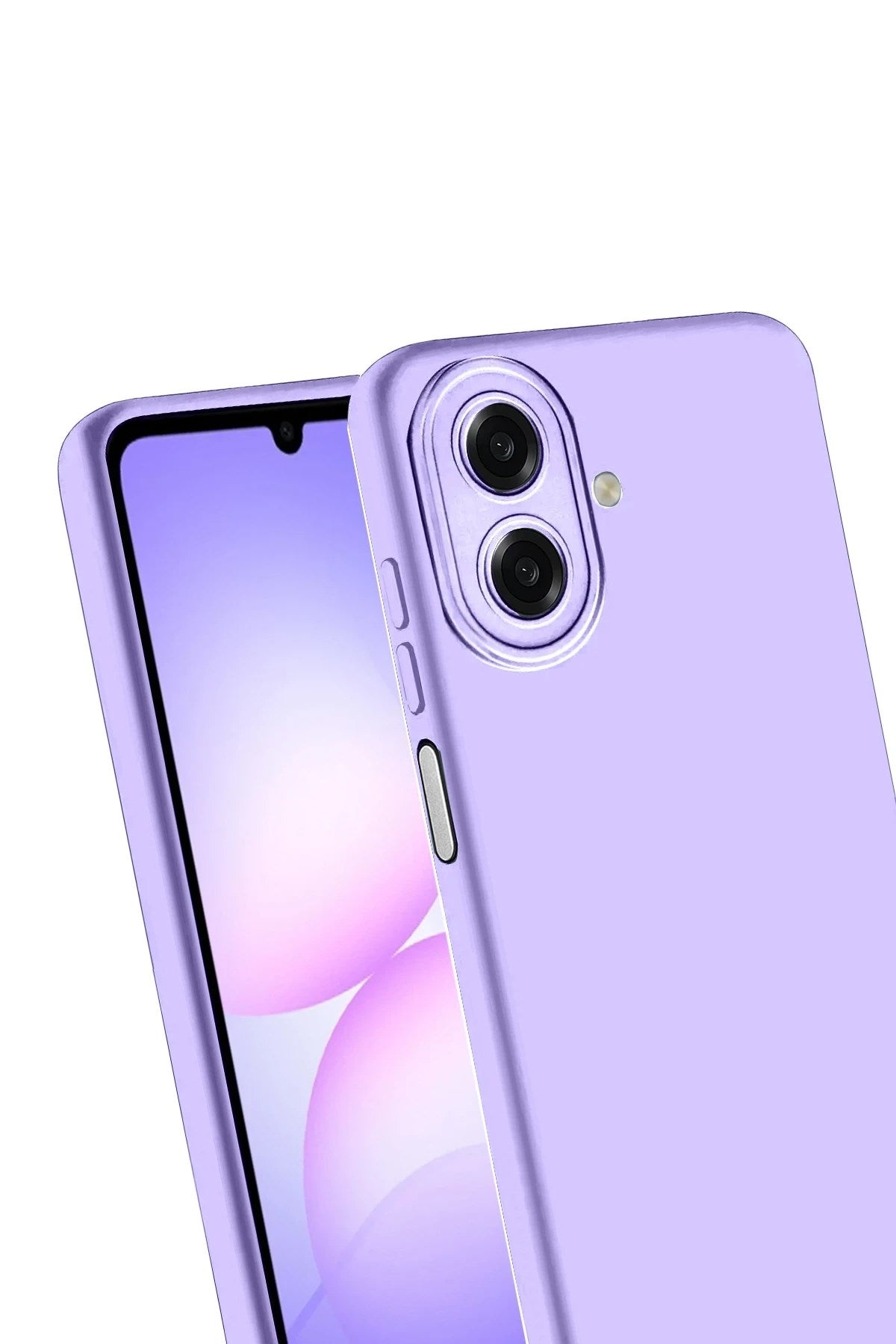 Mey İthalat® Samsung Galaxy A07 4G Nano içi Kadife Silikon - Lila