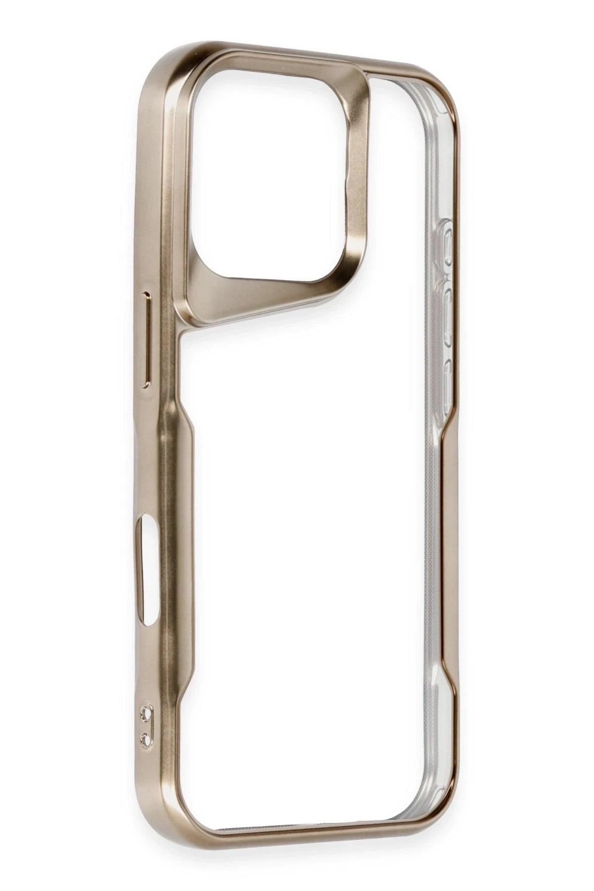 Mey İthalat® iPhone 16 Pro Kılıf Boyi Silikon Kapak - Desert