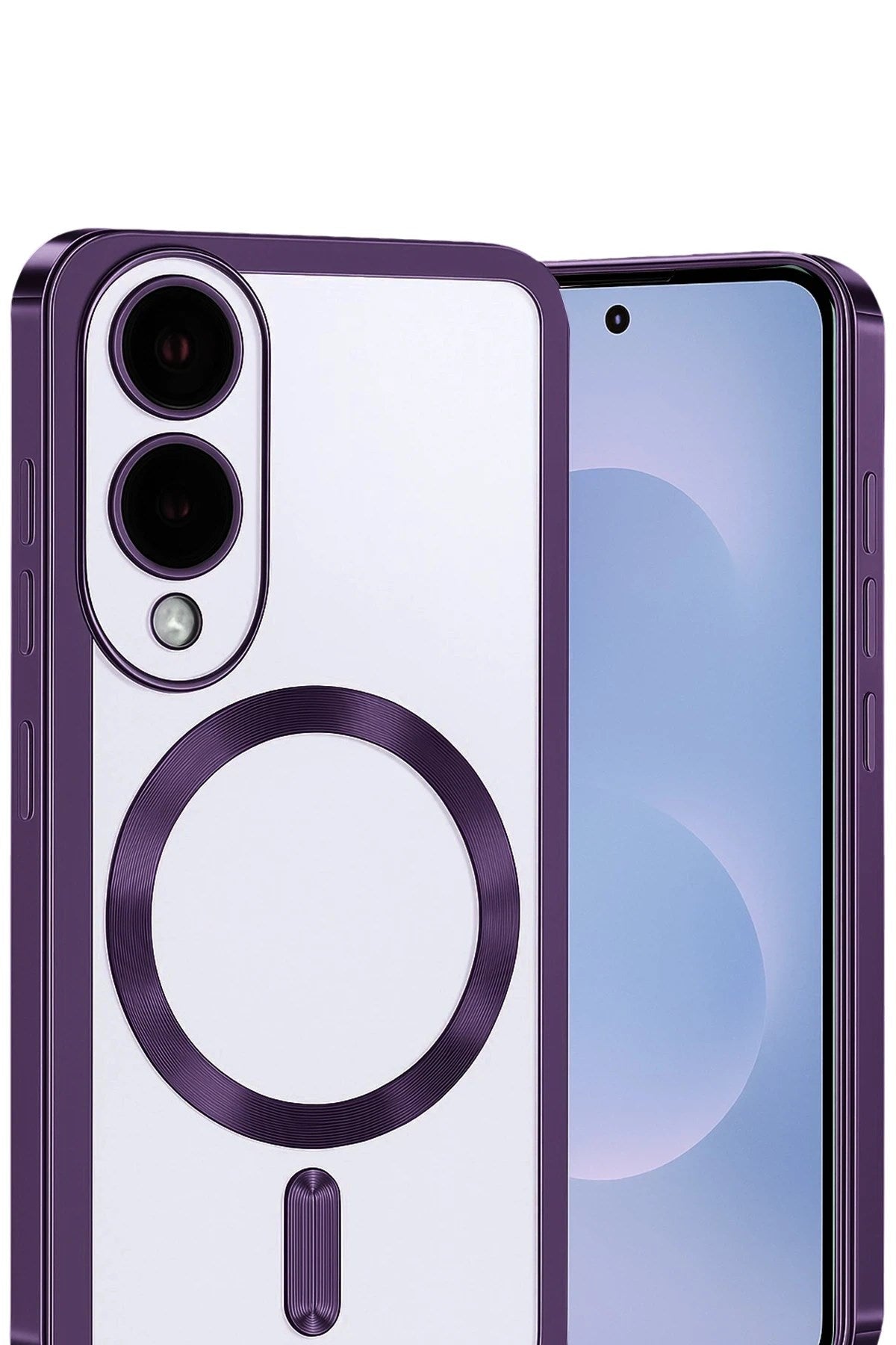 Mey İthalat® Samsung Galaxy S25 Edge Kross Magneticsafe Kapak - Mor