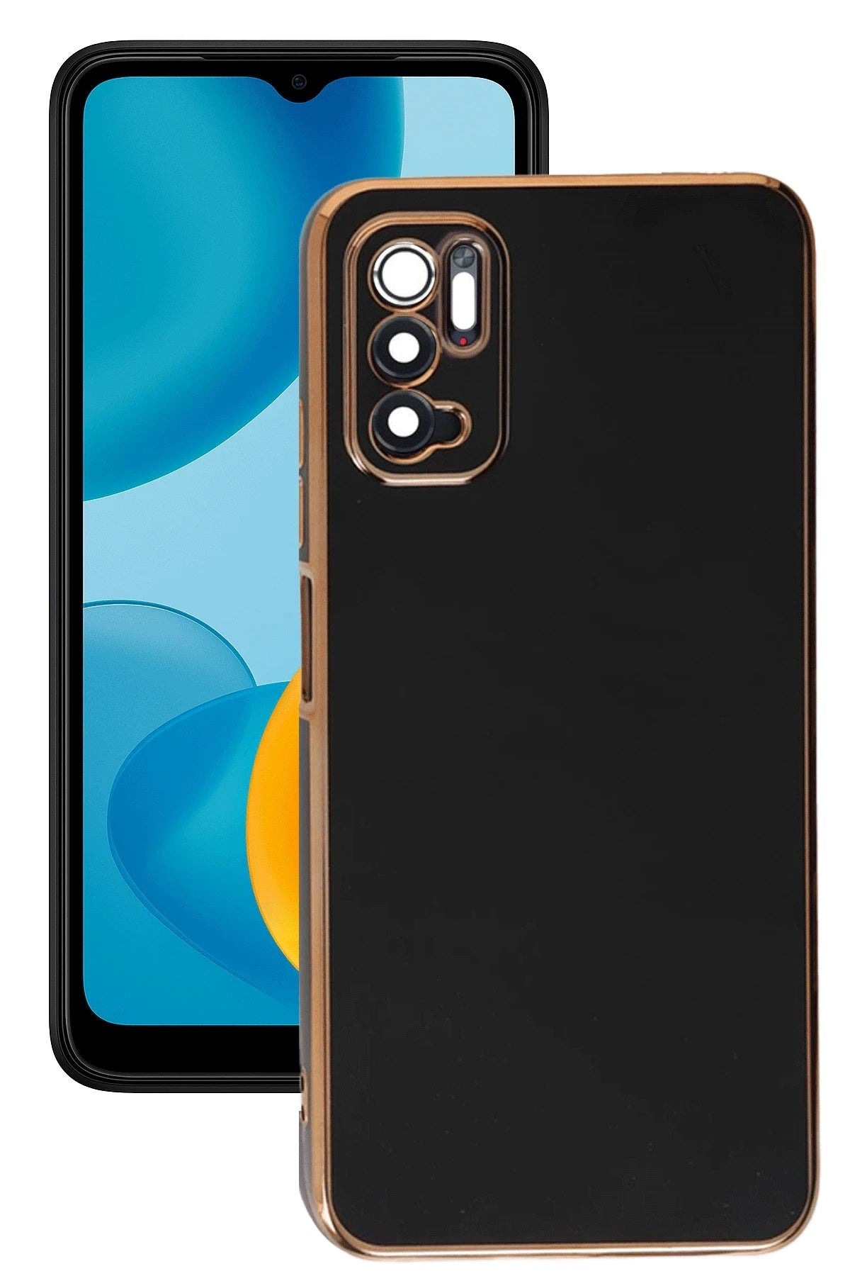 Mey İthalat® Redmi Note 11 SE Kılıf Volet Silikon - Siyah