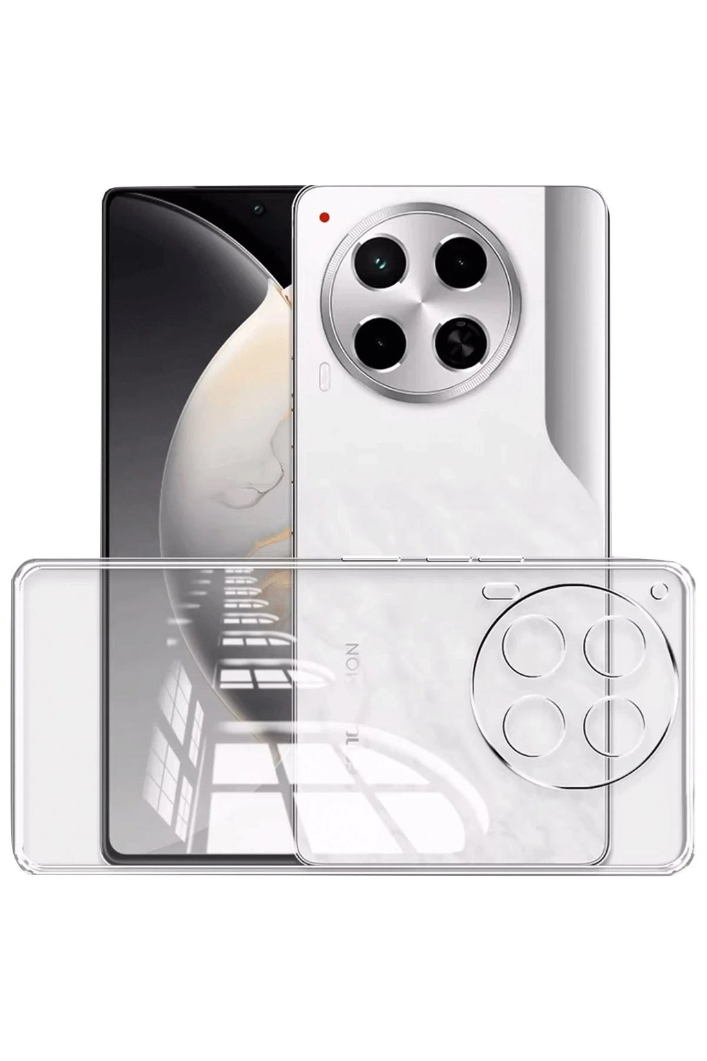 Mey İthalat® Tecno Camon 30 Kılıf Lüx Şeffaf Silikon