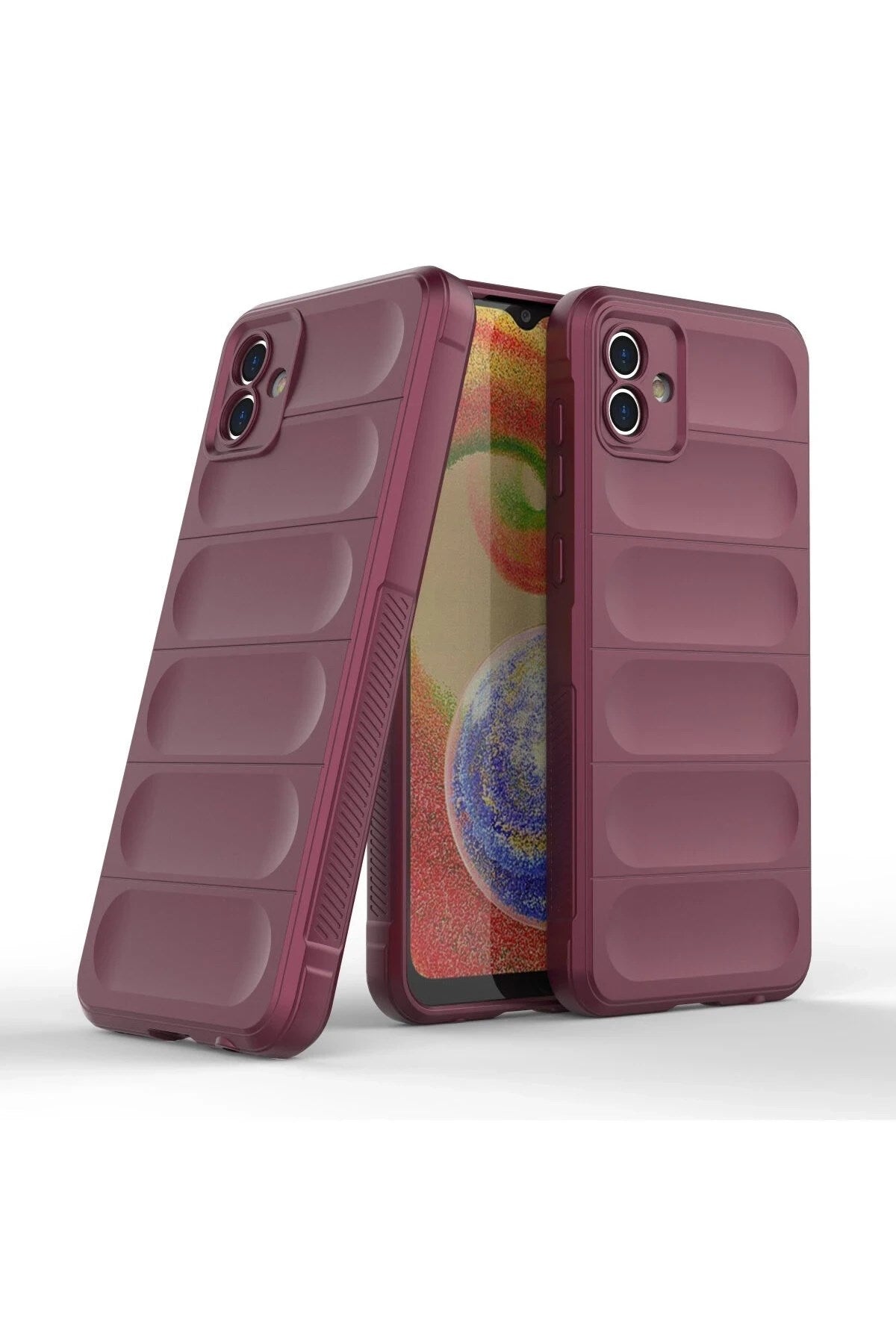 Mey İthalat® Samsung Galaxy A04E Kılıf Optimum Silikon - Bordo