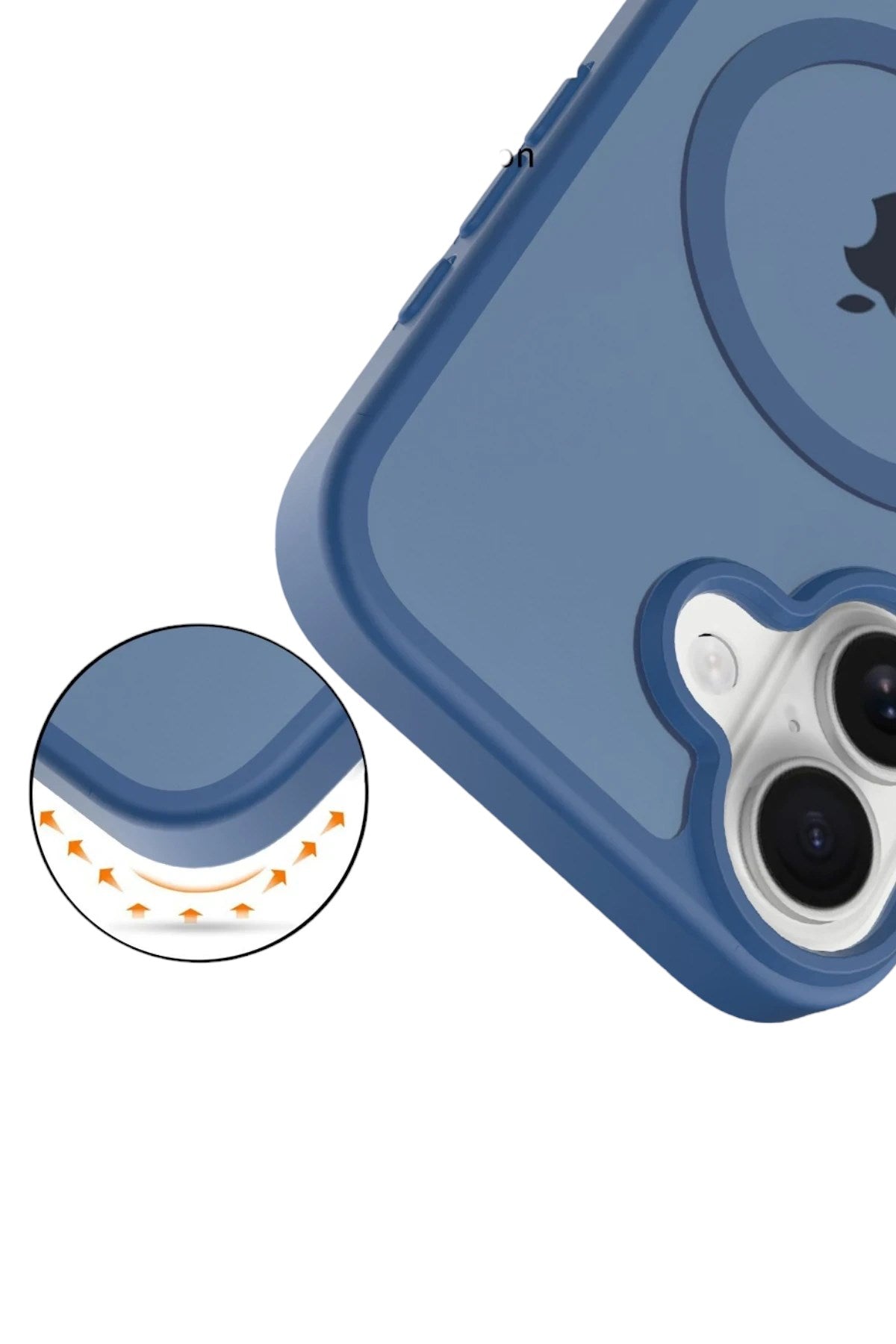 Mey İthalat® iPhone 17 Jota Magsafe Kapak - Lacivert