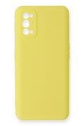 Mey İthalat® Realme 7 Pro Kılıf Nano içi Kadife Silikon - Sarı
