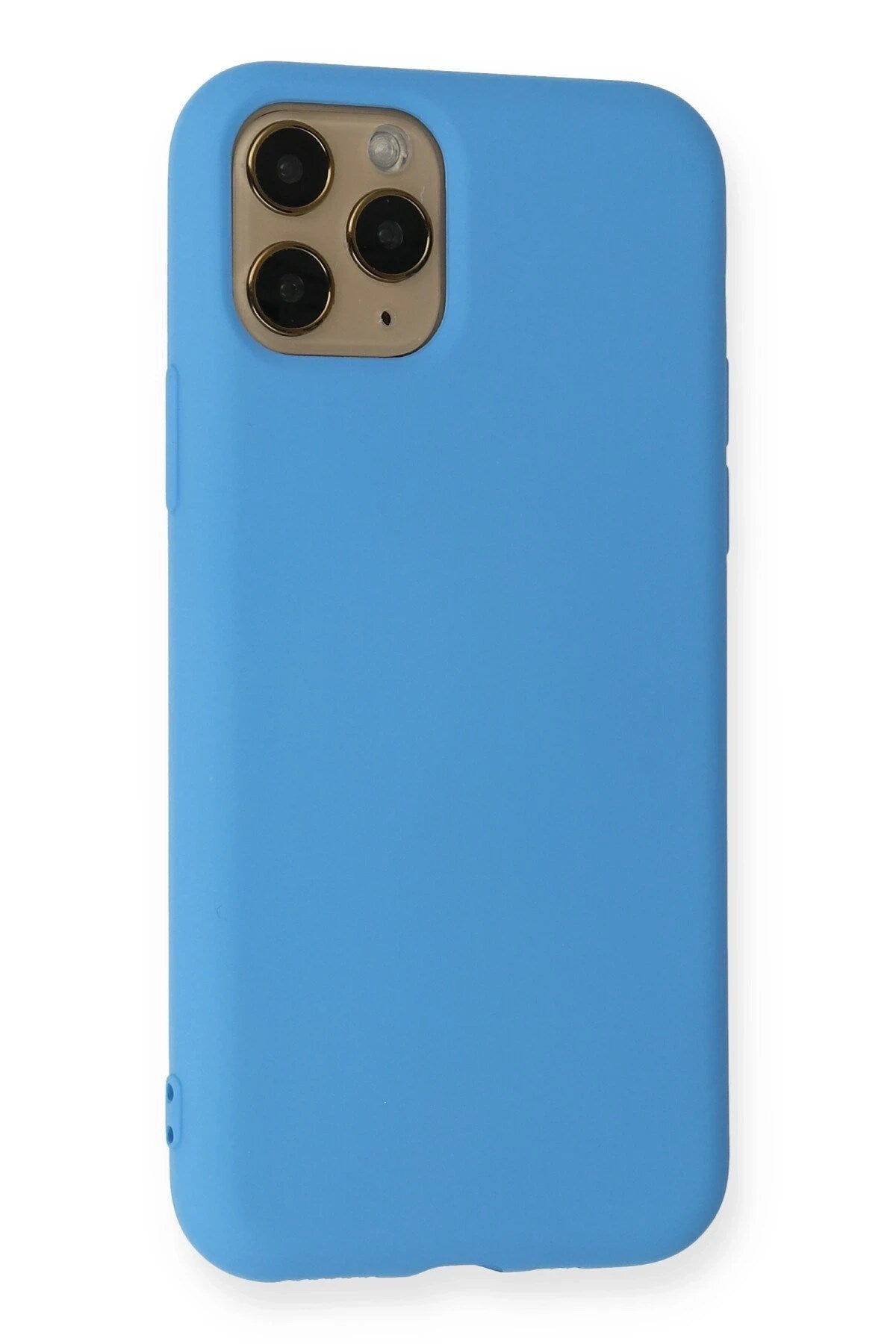 Mey İthalat® iPhone 11 Pro Kılıf Nano içi Kadife Silikon - Mavi