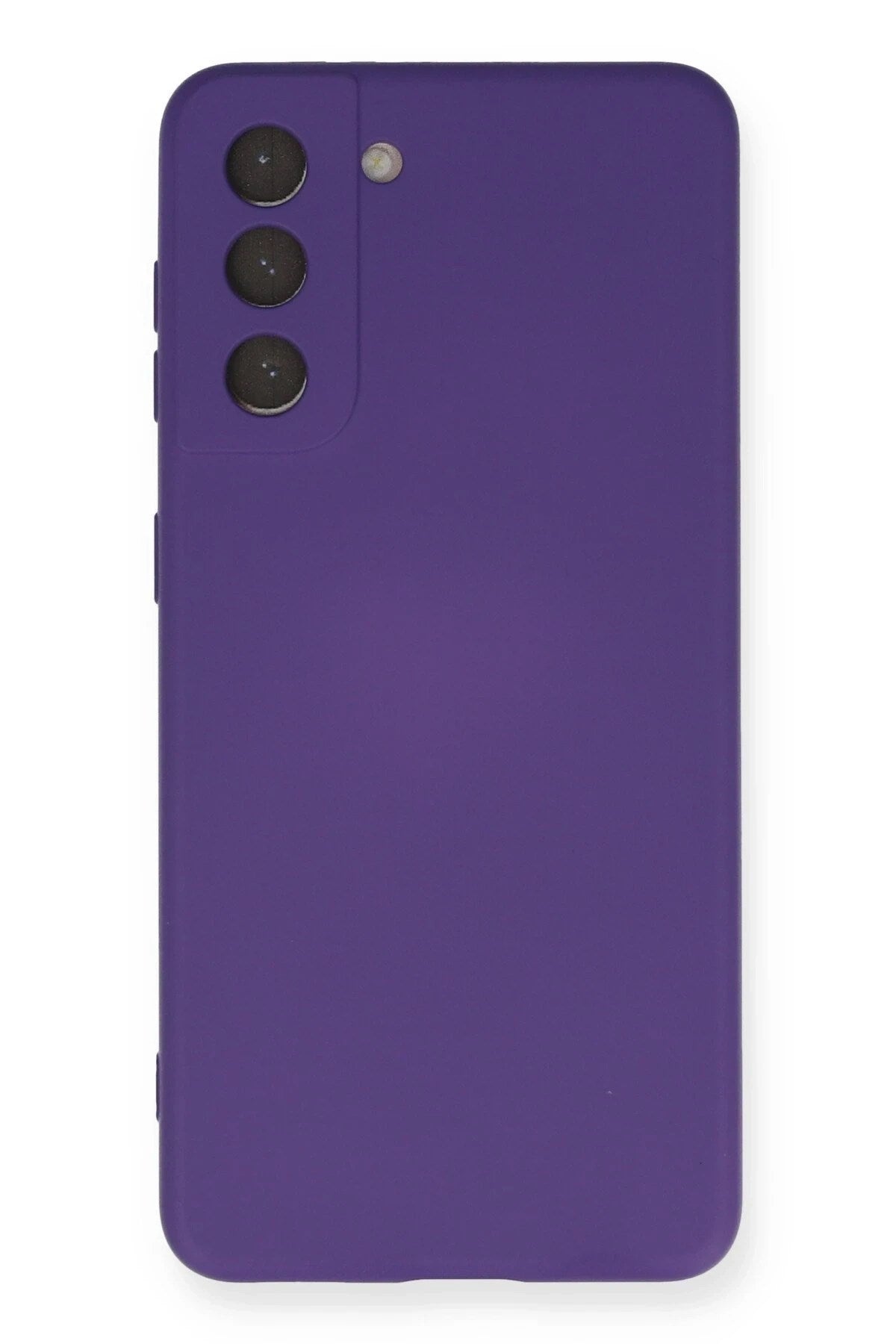 Mey İthalat® Samsung Galaxy S21 Kılıf Nano içi Kadife Silikon - Mor