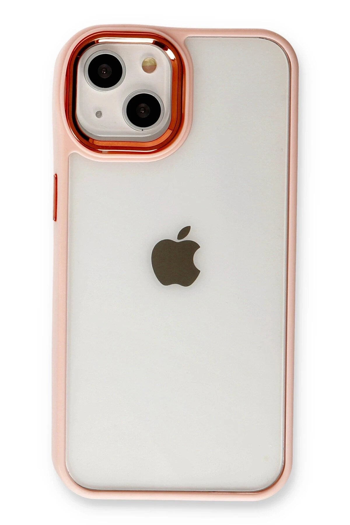 Mey İthalat® iPhone 14 Plus Kılıf Dora Kapak - Pudra