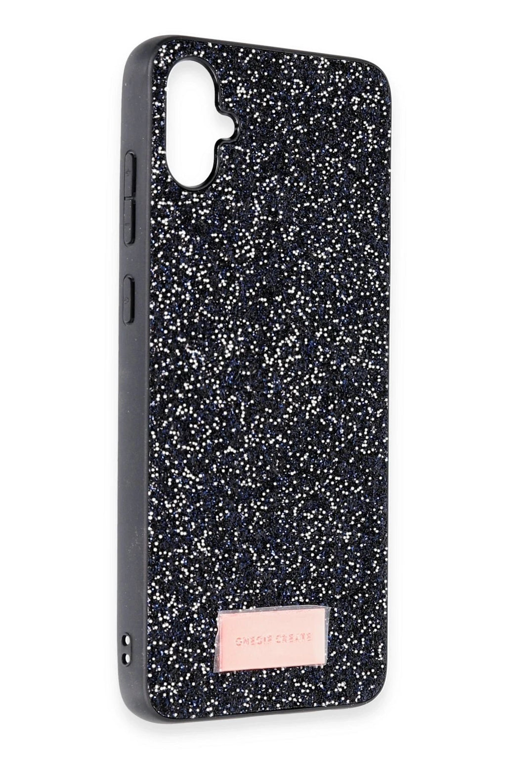 Mey İthalat® Samsung Galaxy A05 Bright Simli Kapak - Siyah