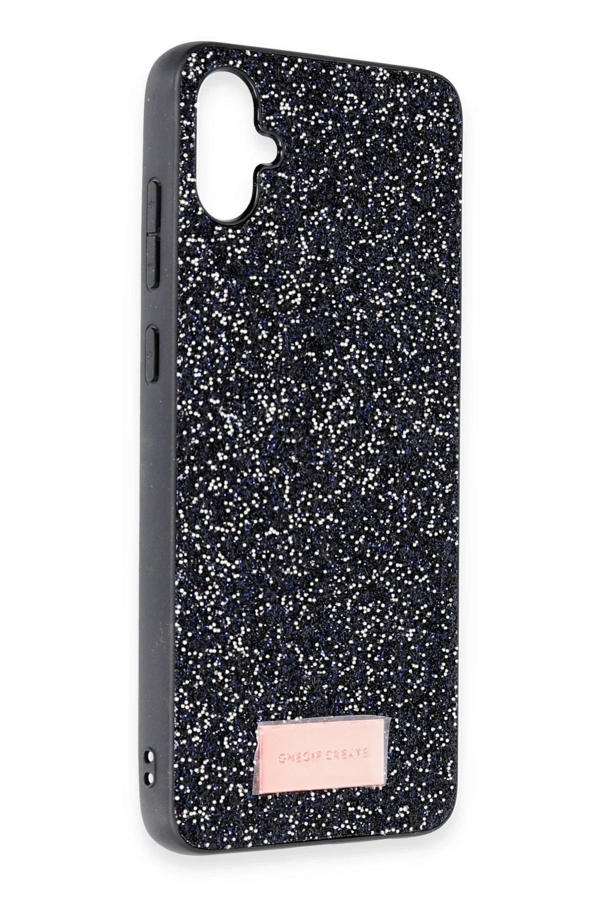 Mey İthalat® Samsung Galaxy A05 Bright Simli Kapak - Siyah