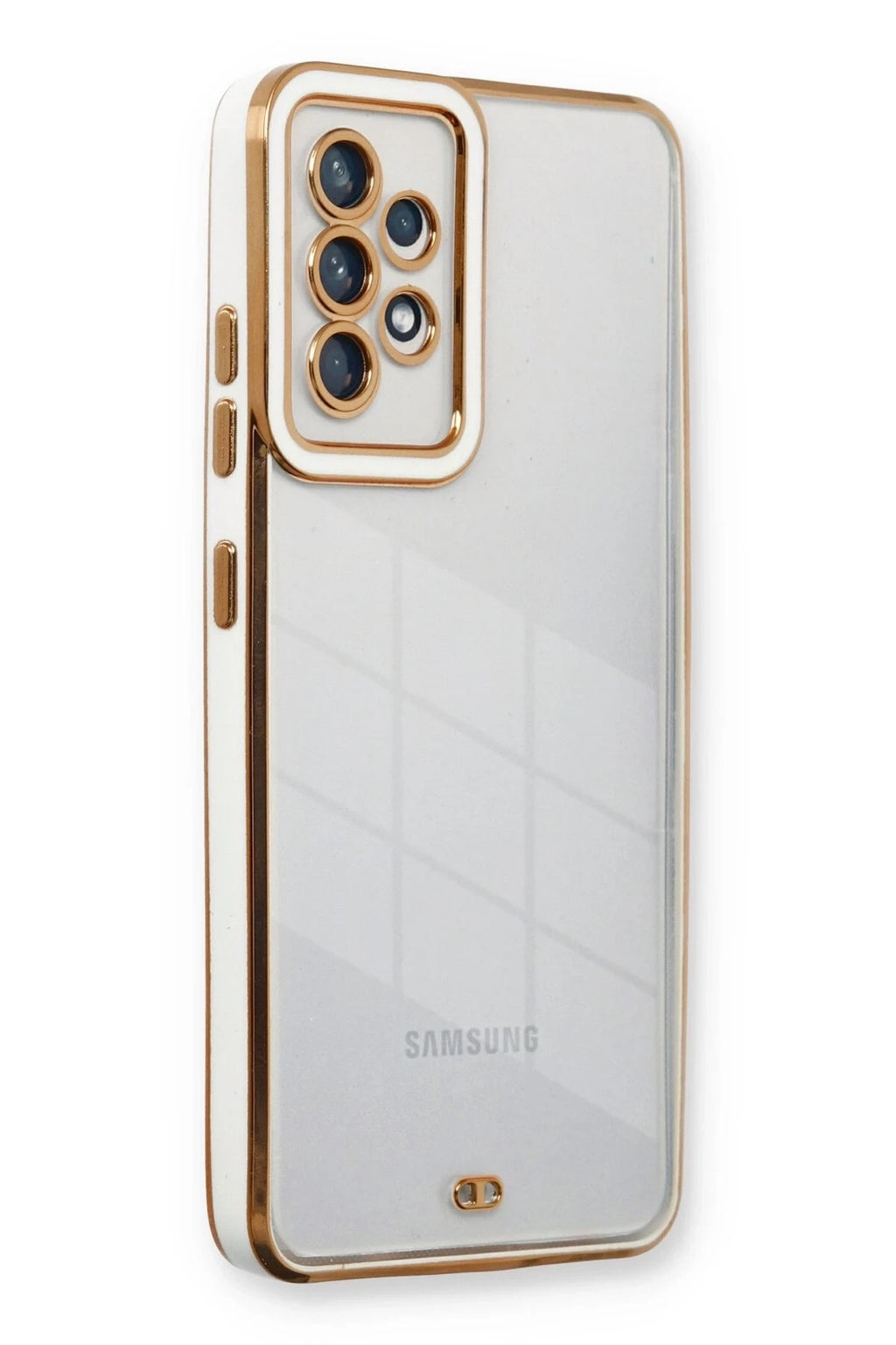 Mey İthalat® Samsung Galaxy A73 5G Kılıf Liva Lens Silikon - Beyaz