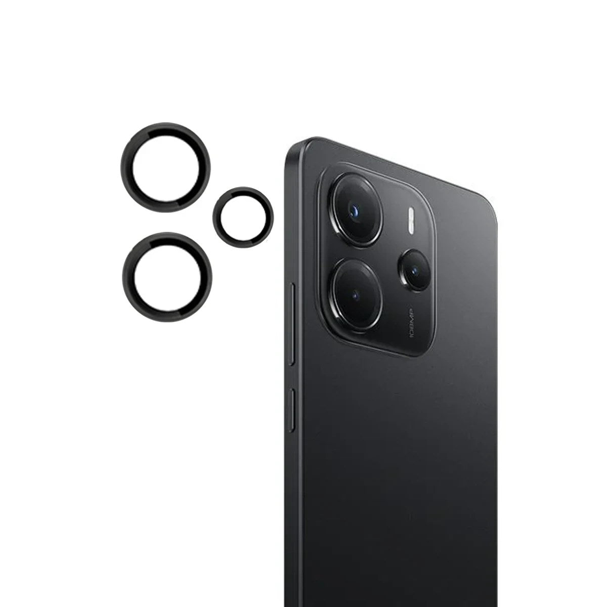 Mey İthalat® Redmi Note 14 4G PVD Metal Kamera Lens - Siyah