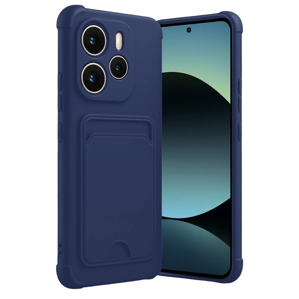 Mey İthalat® Redmi Note 14 4G Kelvin Kartvizitli Silikon - Lacivert
