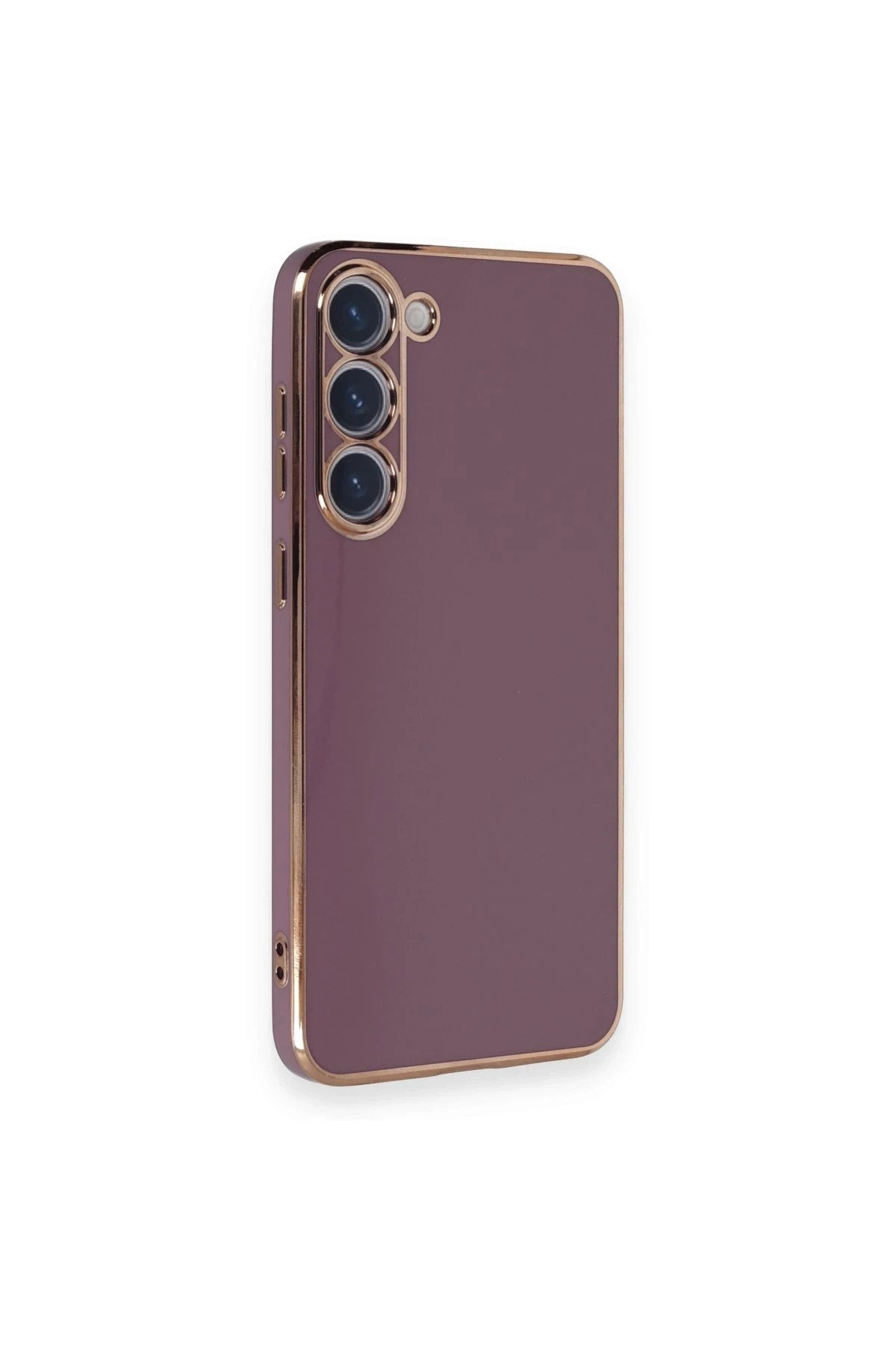 Mey İthalat® Samsung Galaxy S23 Plus Kılıf Volet Silikon - Mor