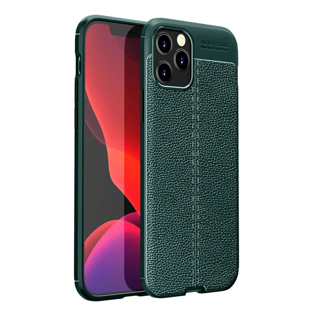 Mey İthalat® iPhone 12 Pro Kılıf Auto Focus Kapak - Yeşil