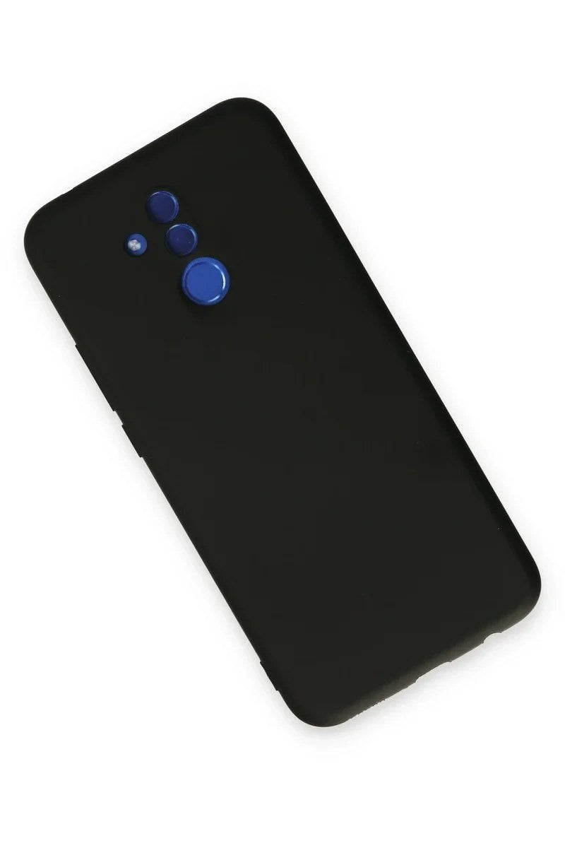 Mey İthalat® Huawei Mate 20 Lite Kılıf Nano içi Kadife Silikon - Siyah