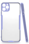 Mey İthalat® iPhone 11 Pro Kılıf Platin Silikon - Lila
