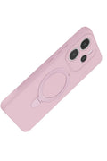 Mey İthalat® Redmi Note 14 4G Regal Magsafe Standlı Kapak - Açık Pembe