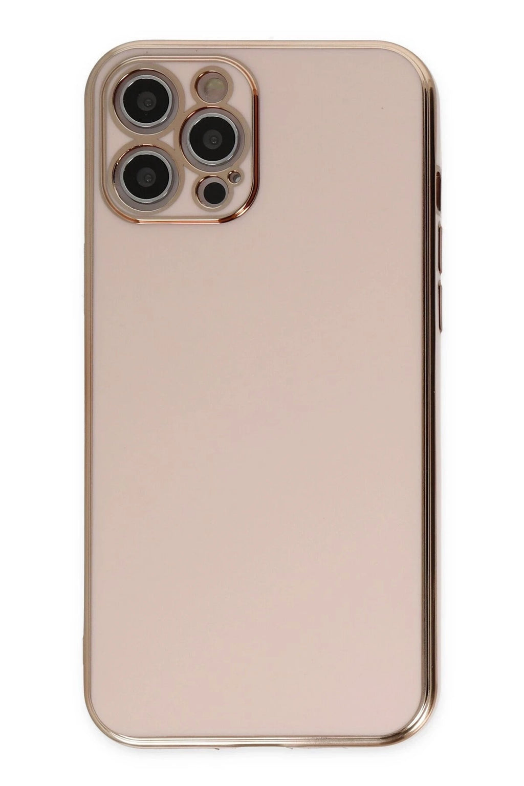 Mey İthalat® iPhone 12 Pro Kılıf Volet Silikon - Pembe