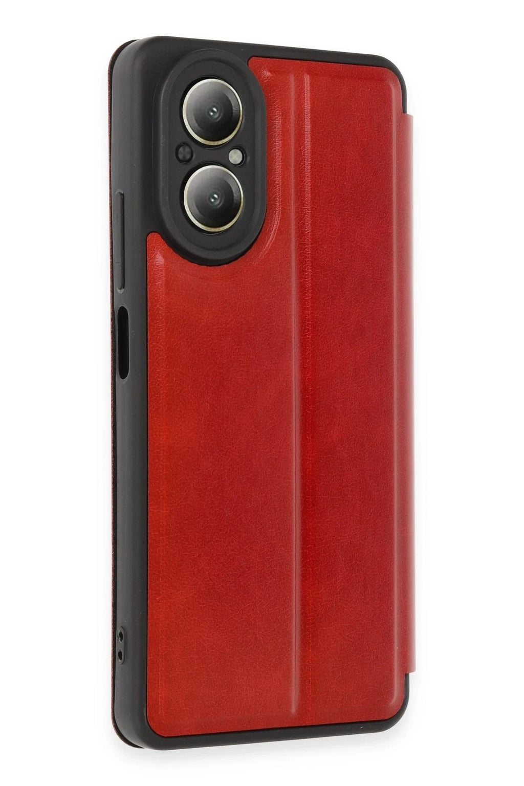 Mey İthalat® Realme 12 Lite Kılıf Flip Cover - Kırmızı