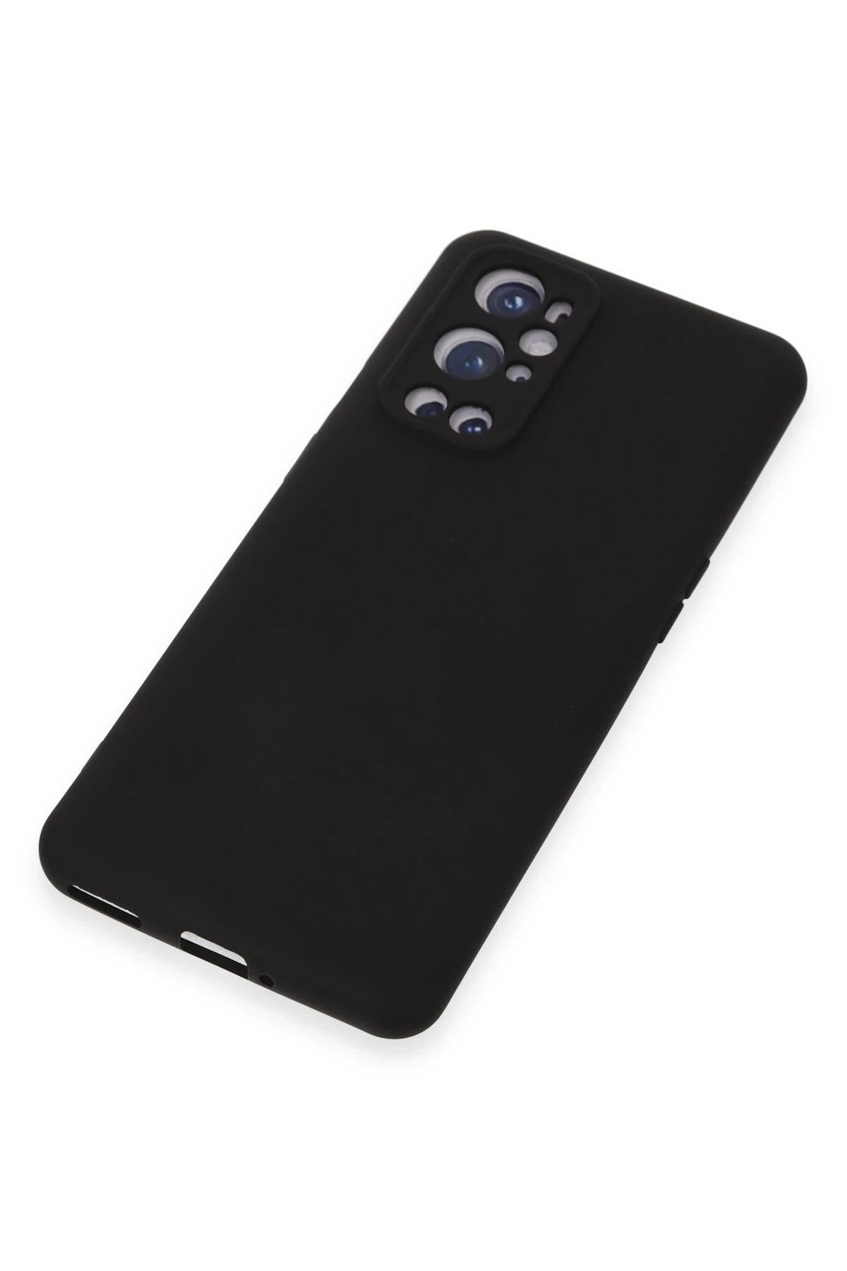 Mey İthalat® One Plus 9 Pro Kılıf Nano içi Kadife Silikon - Siyah