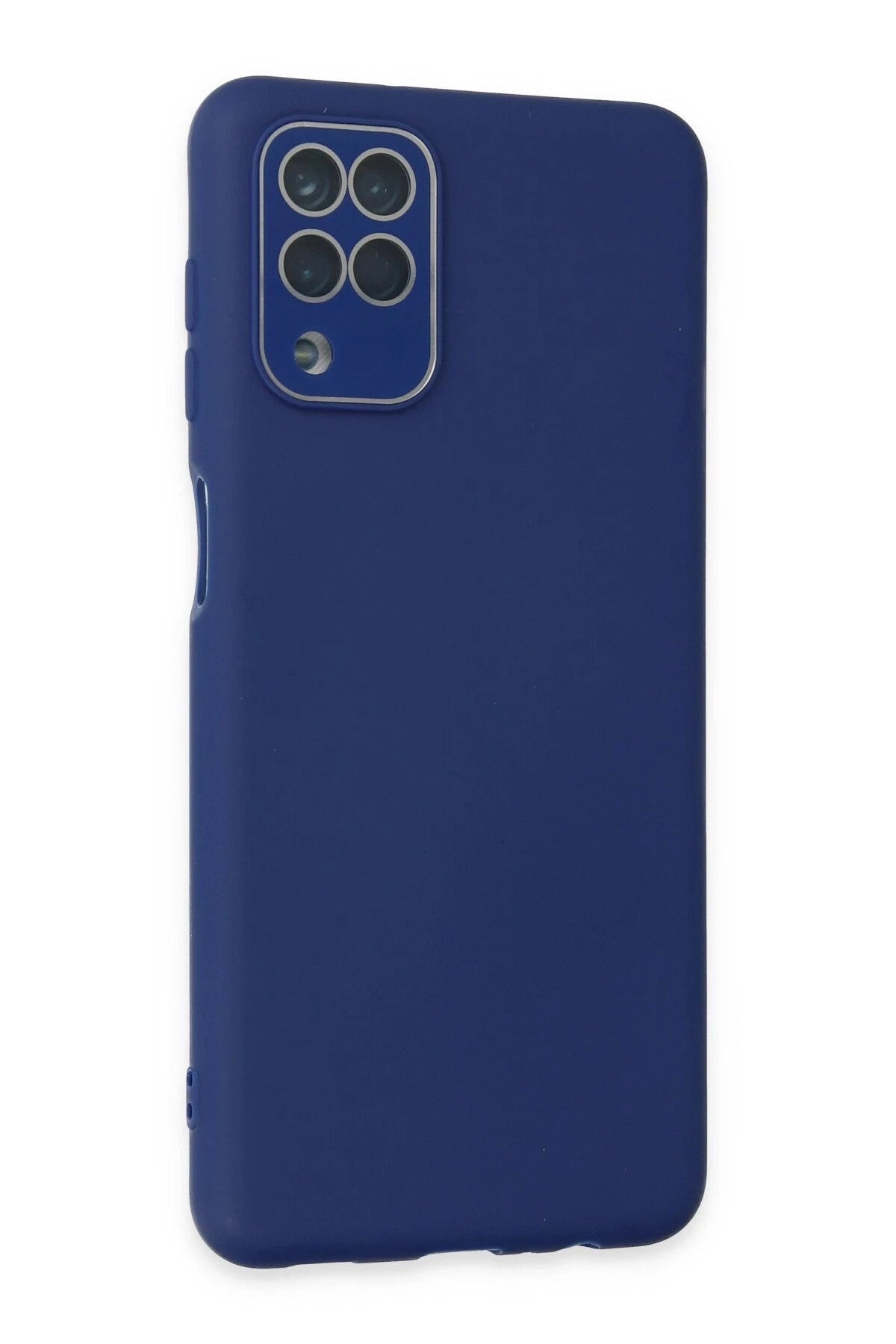 Mey İthalat® Samsung Galaxy A22 Kılıf Lansman Glass Kapak - Sky Blue