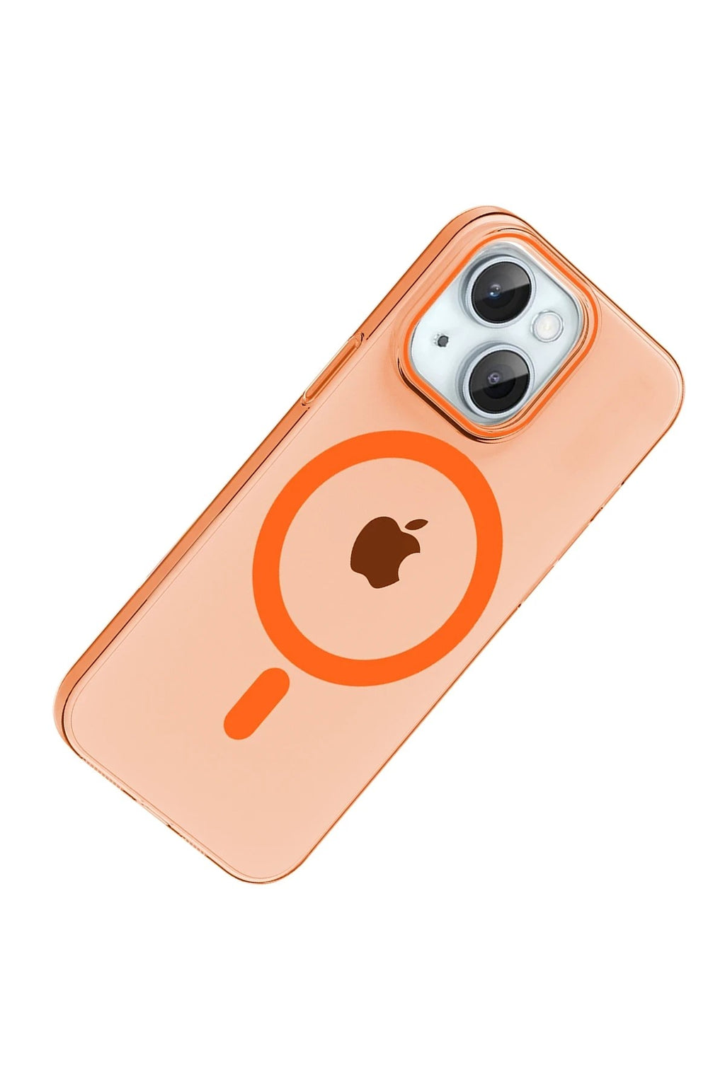 Mey İthalat® iPhone 14 PC Blank Magsafe Kapak - Turuncu