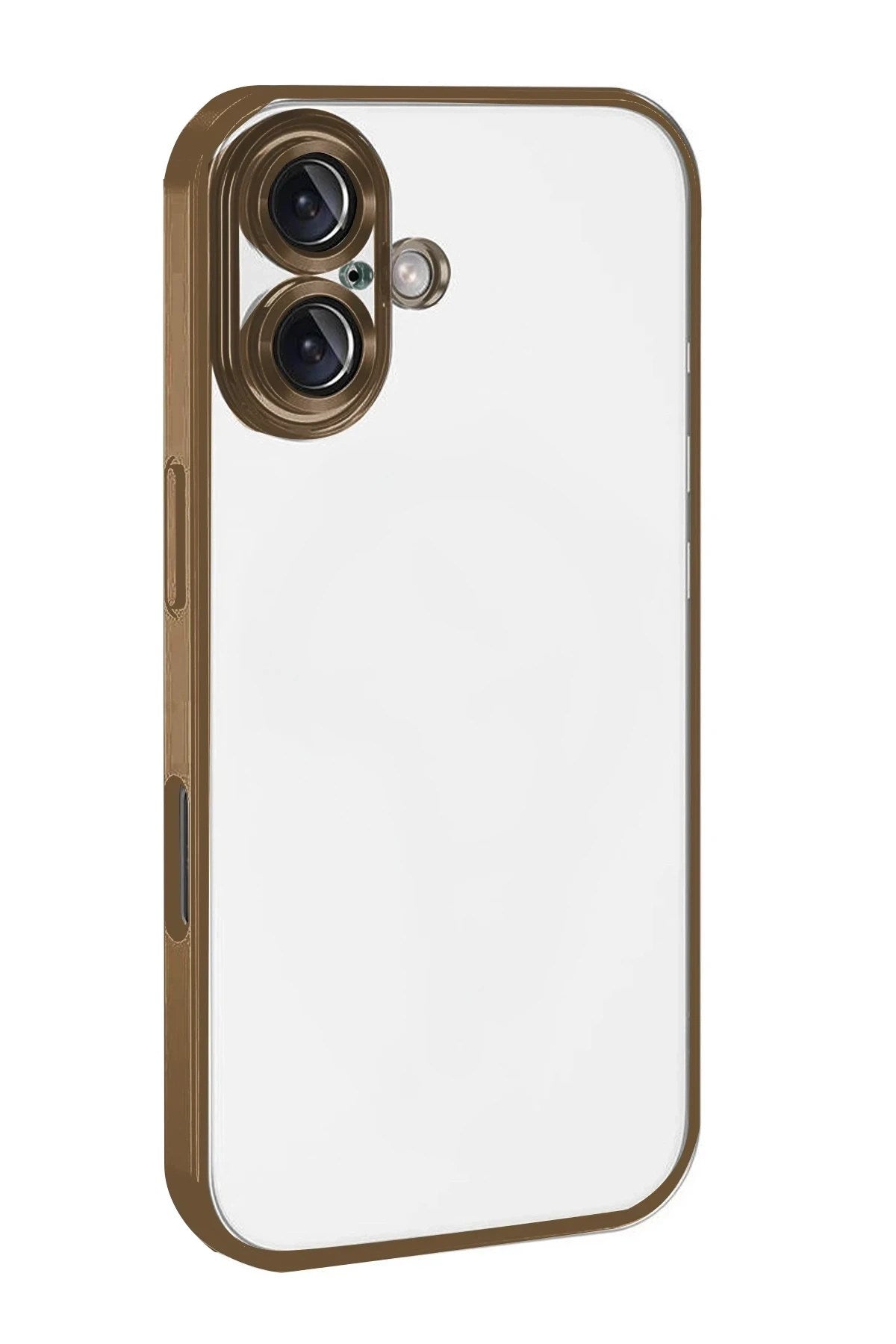 Mey İthalat® iPhone 17 Lensli Silikon - Çöl Titanyum