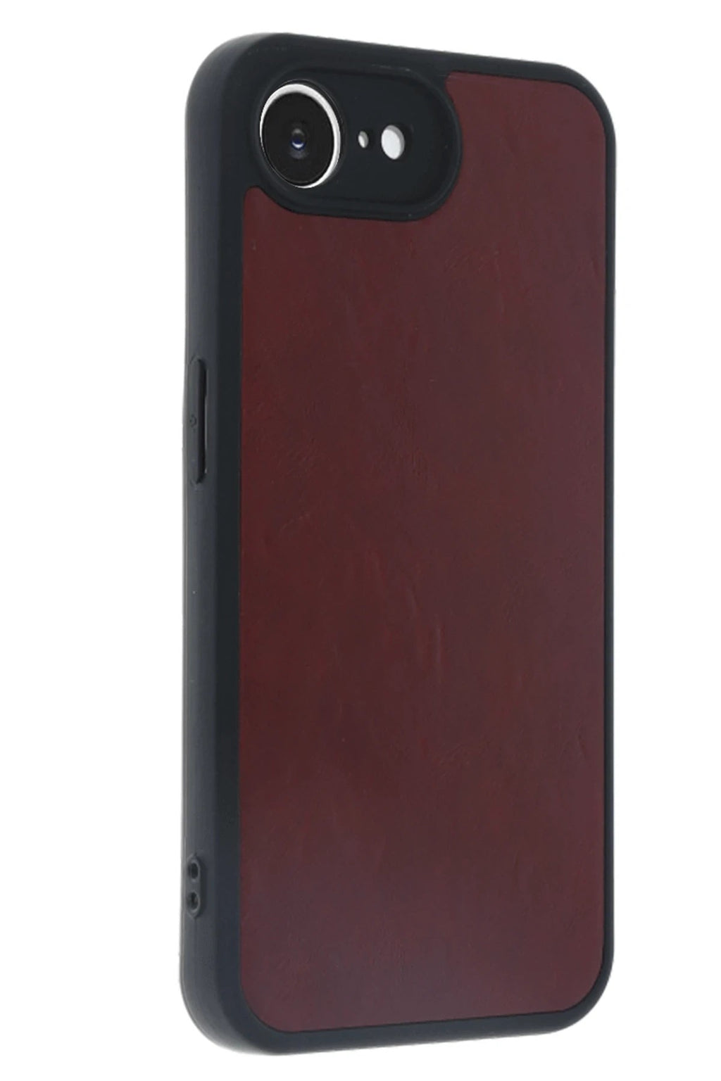 Mey İthalat® iPhone 16E Kılıf Aras Deri Kapak - Bordo