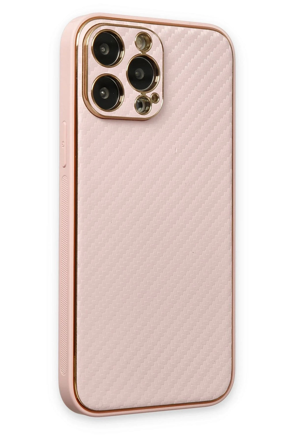 Mey İthalat® iPhone 13 Pro Kılıf Coco Karbon Silikon - Pembe