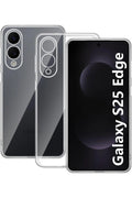 Mey İthalat® Samsung Galaxy S25 Edge Kılıf Lüx Şeffaf Silikon
