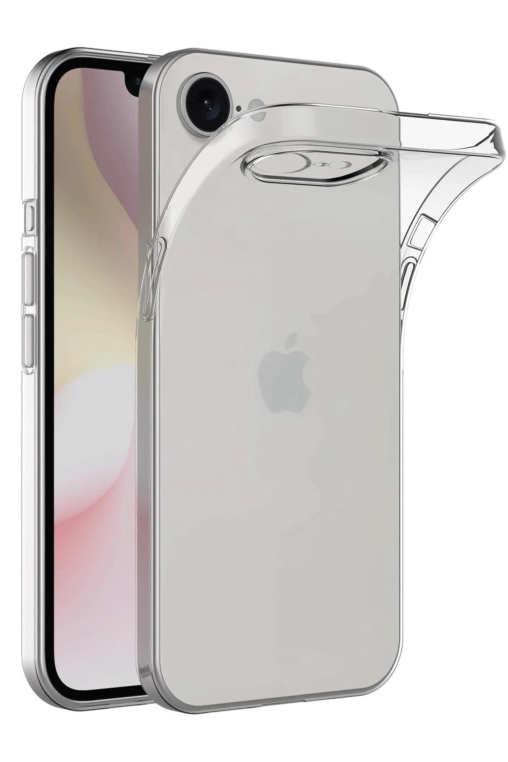 Mey İthalat® iPhone 16E Kılıf Lüx Şeffaf Silikon