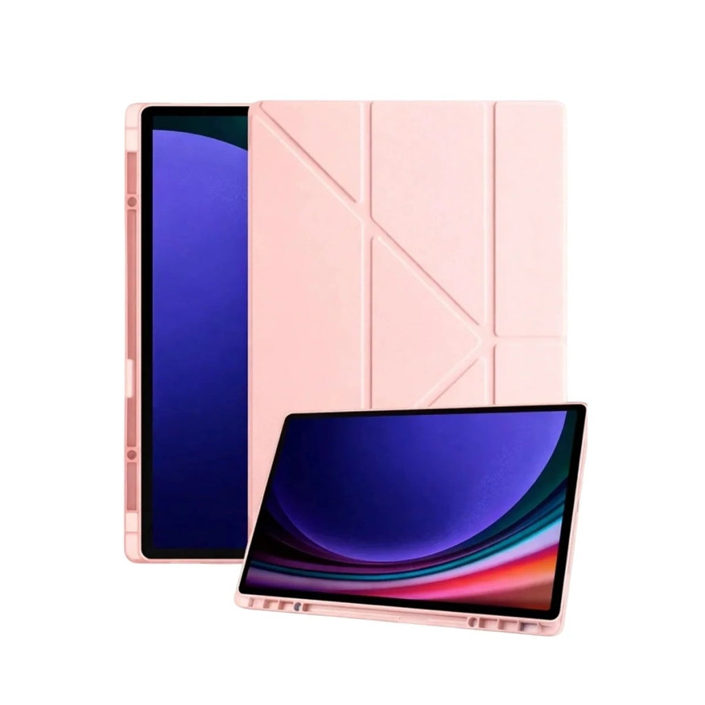 Mey İthalat® Samsung Galaxy X730 Tab S11 Kalemlikli Mars Tablet Kılıfı - Rose Gold