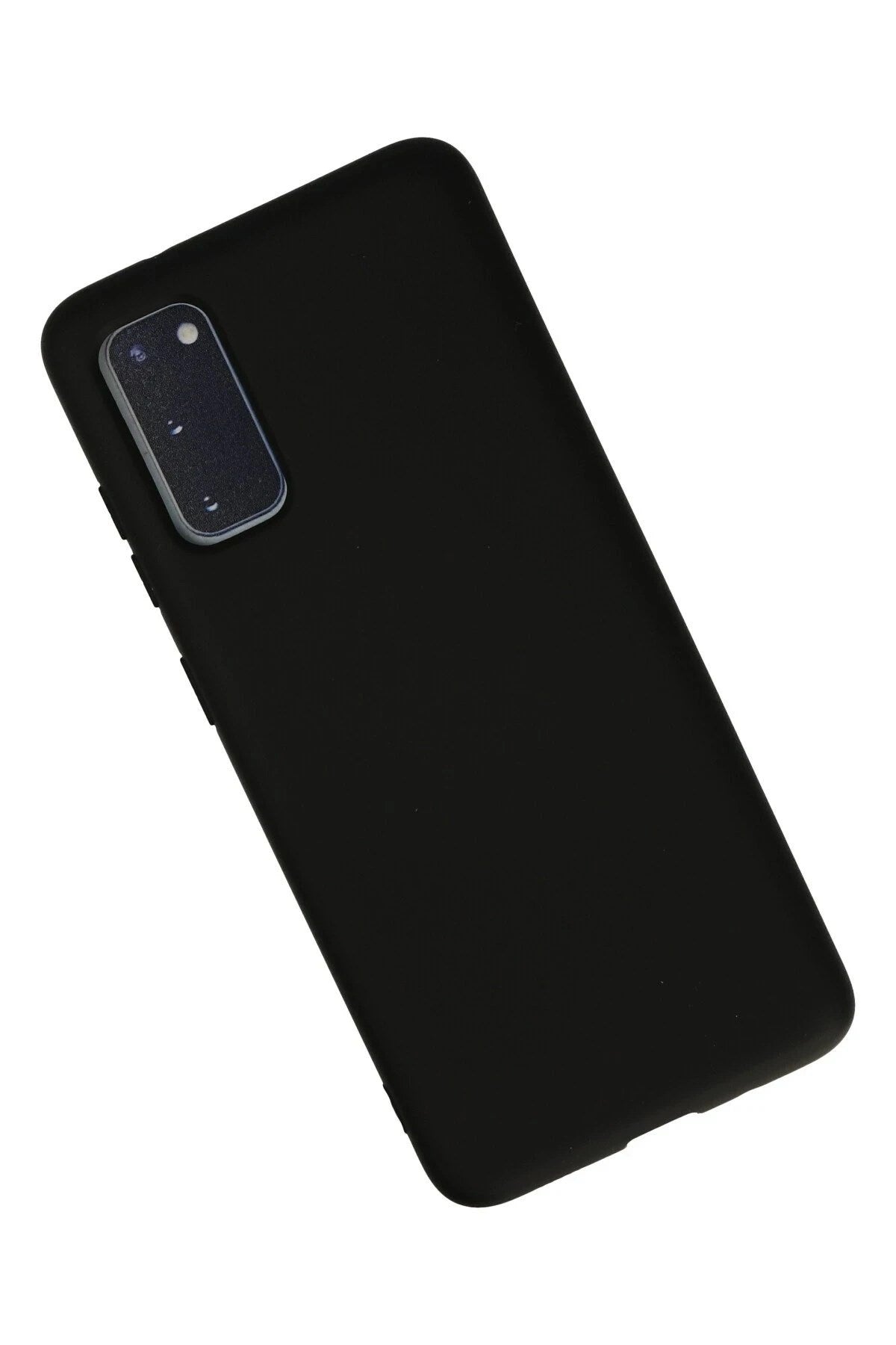 Mey İthalat® Samsung Galaxy S20 Kılıf Nano içi Kadife Silikon - Siyah