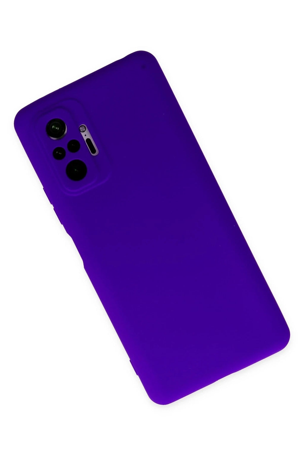 Mey İthalat® Redmi Note 10 Pro Kılıf Nano içi Kadife Silikon - Mor
