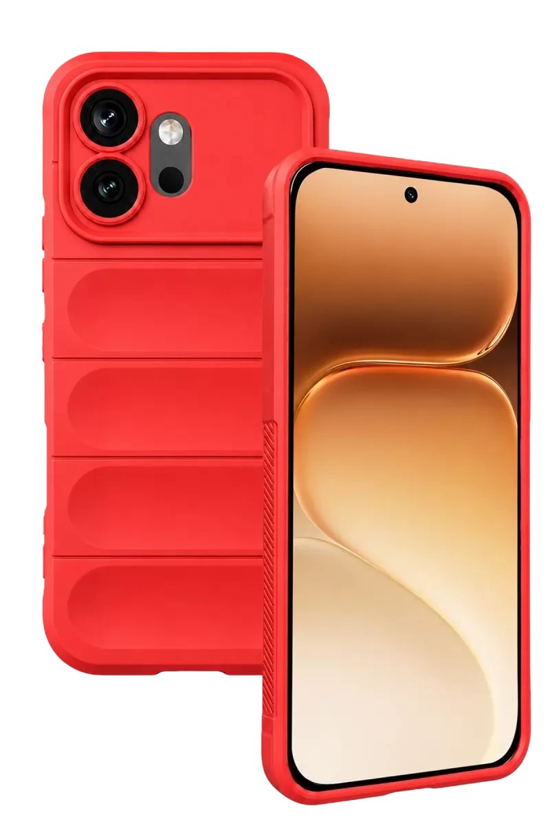 Mey İthalat® Huawei Honor 600 Optimum Silikon - Kırmızı