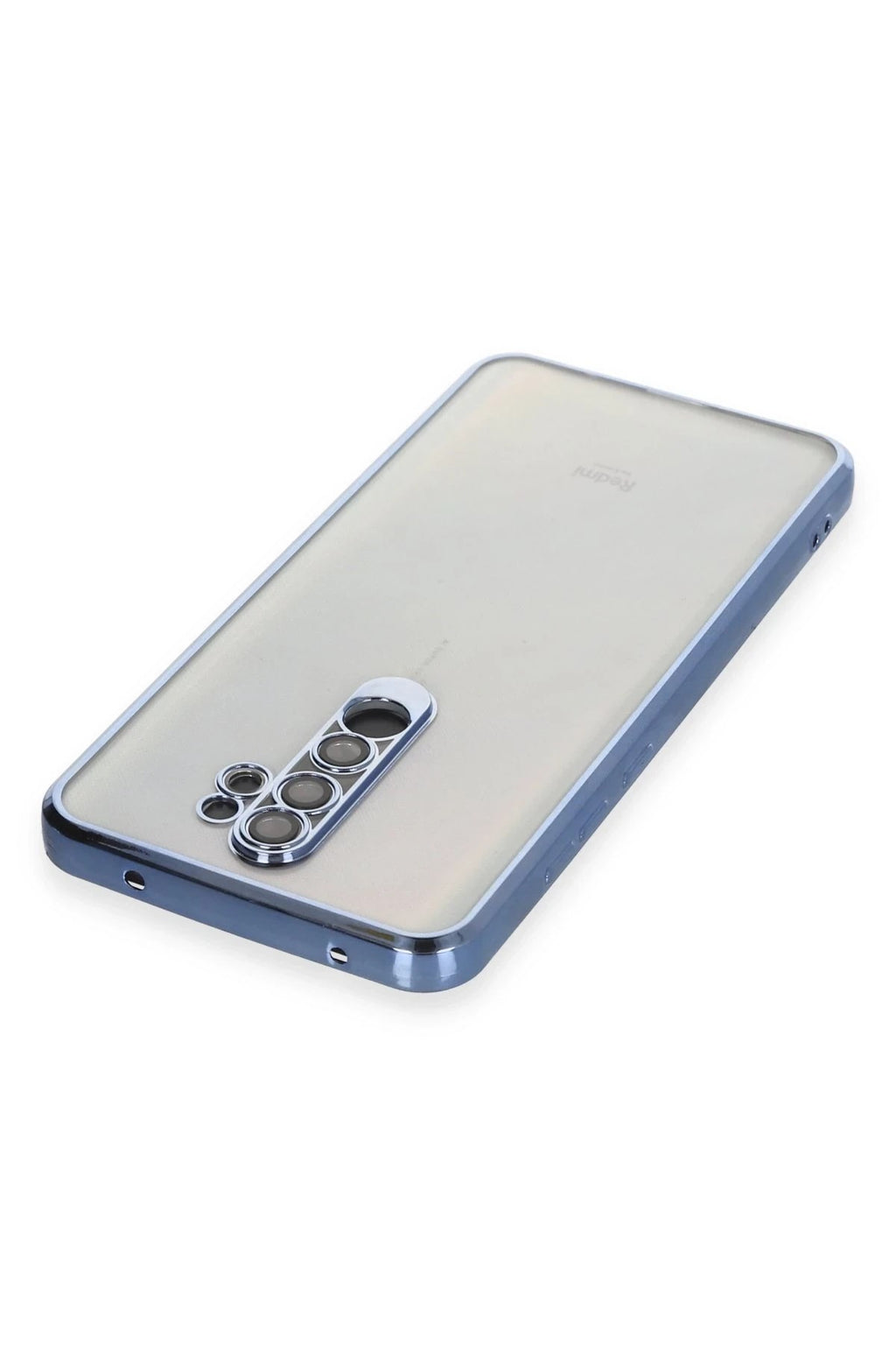 Mey İthalat® Redmi Note 8 Pro Kılıf Lensli Silikon - Açık Mavi